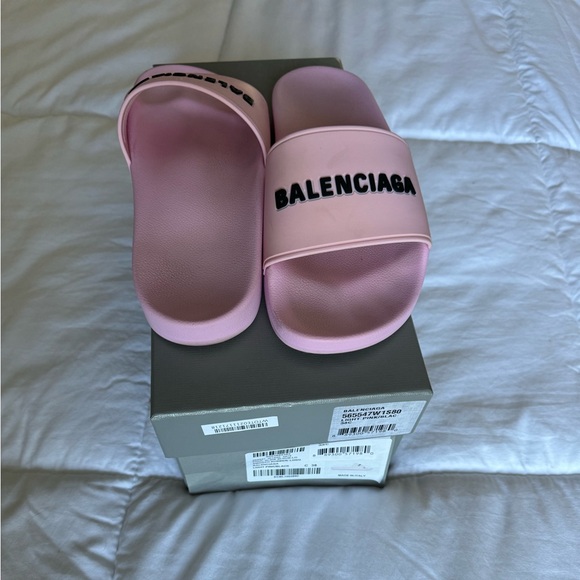 Pink Balenciaga Slides size 8 - Picture 2 of 3